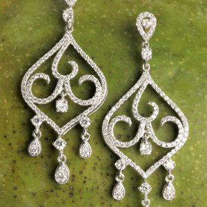 Boucles d'oreilles brillants
