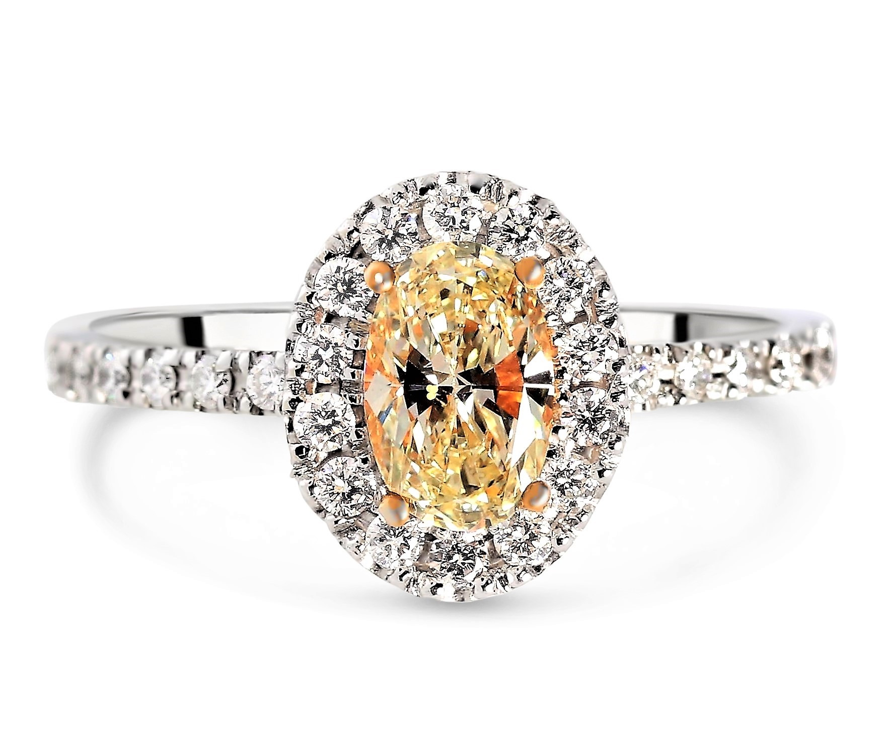Solitaire brillant Fleur du printemps