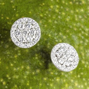 Boucles d'oreilles Flocon de brillants